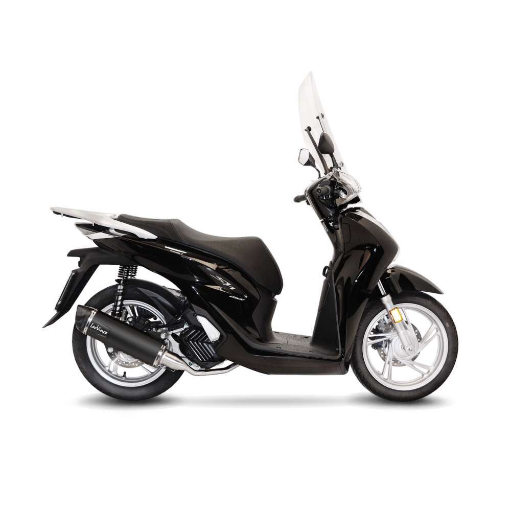 Komplette eksosanlegg gate til Honda SH 125 ABS — Leovince 14068K