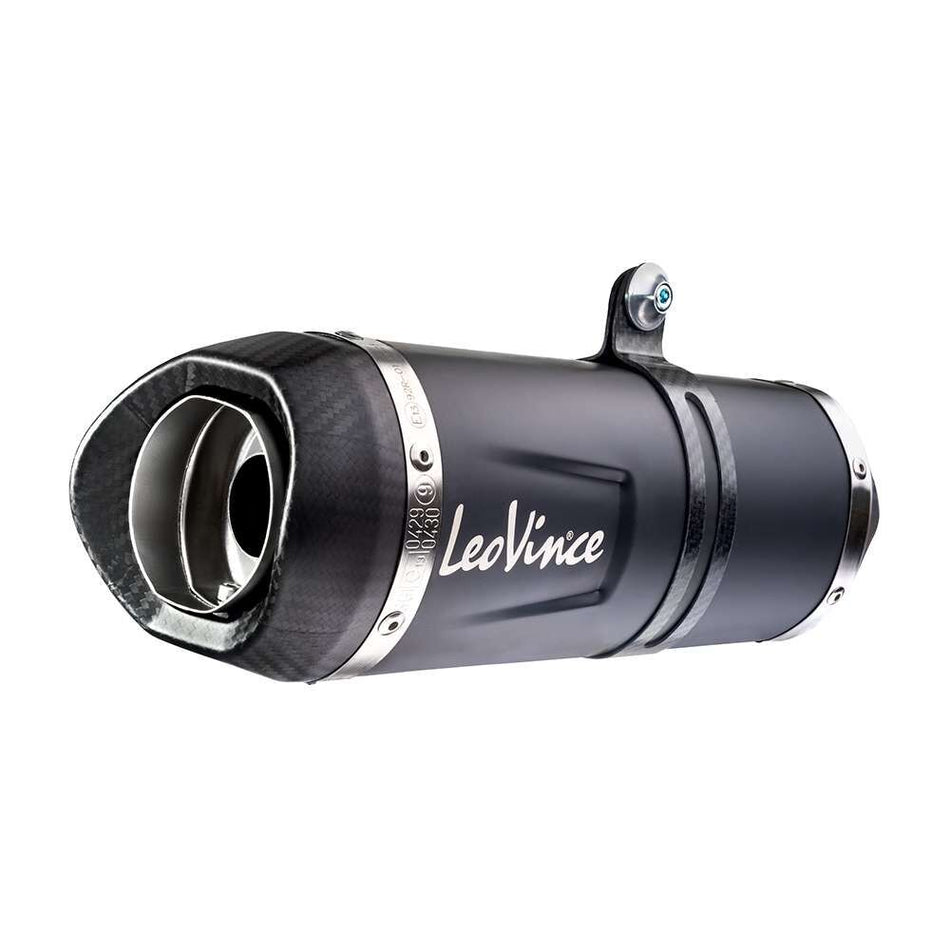 Komplette eksosanlegg gate til Yamaha MT-07 ABS — Leovince 14349EBK