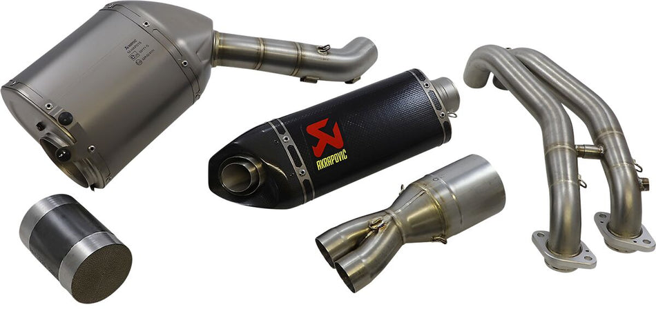 Komplette eksosanlegg gate til Aprilia RS 660 ABS — Akrapovic S-A6R4-HAPC