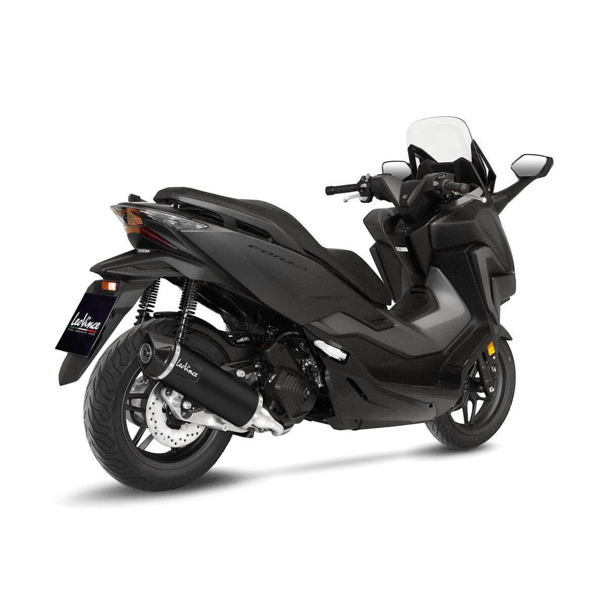 Komplette eksosanlegg gate til Honda NSS 125 ABS — Leovince 14076U