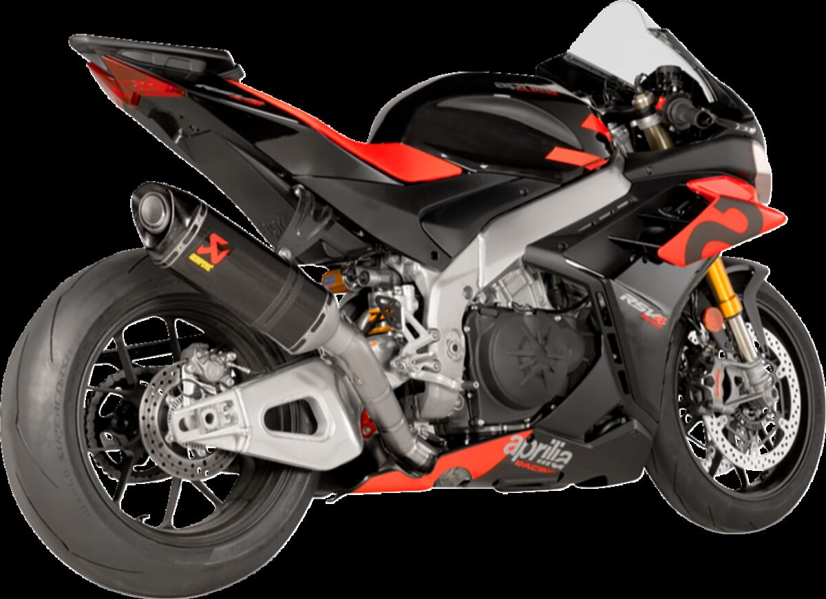 Komplette eksosanlegg gate til Aprilia RSV4 1100 ABS — Akrapovic S-A10E9-RC