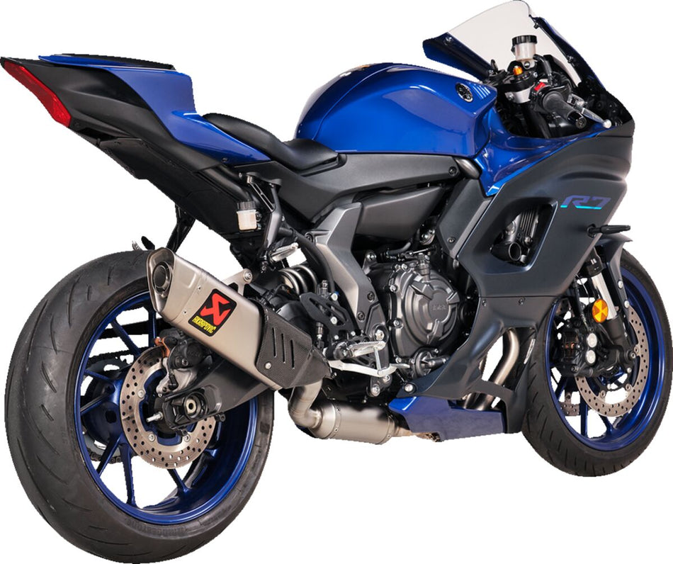 Komplette eksosanlegg gate til Yamaha YZF-R7 ABS — Akrapovic S-Y7R12-APT