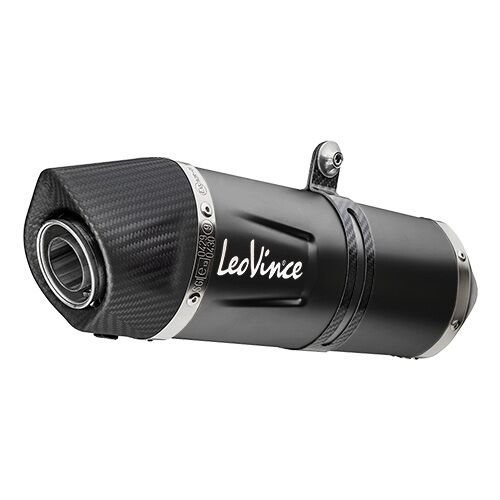 Komplette eksosanlegg gate til Yamaha MT-125 ABS — Leovince 14365EBK