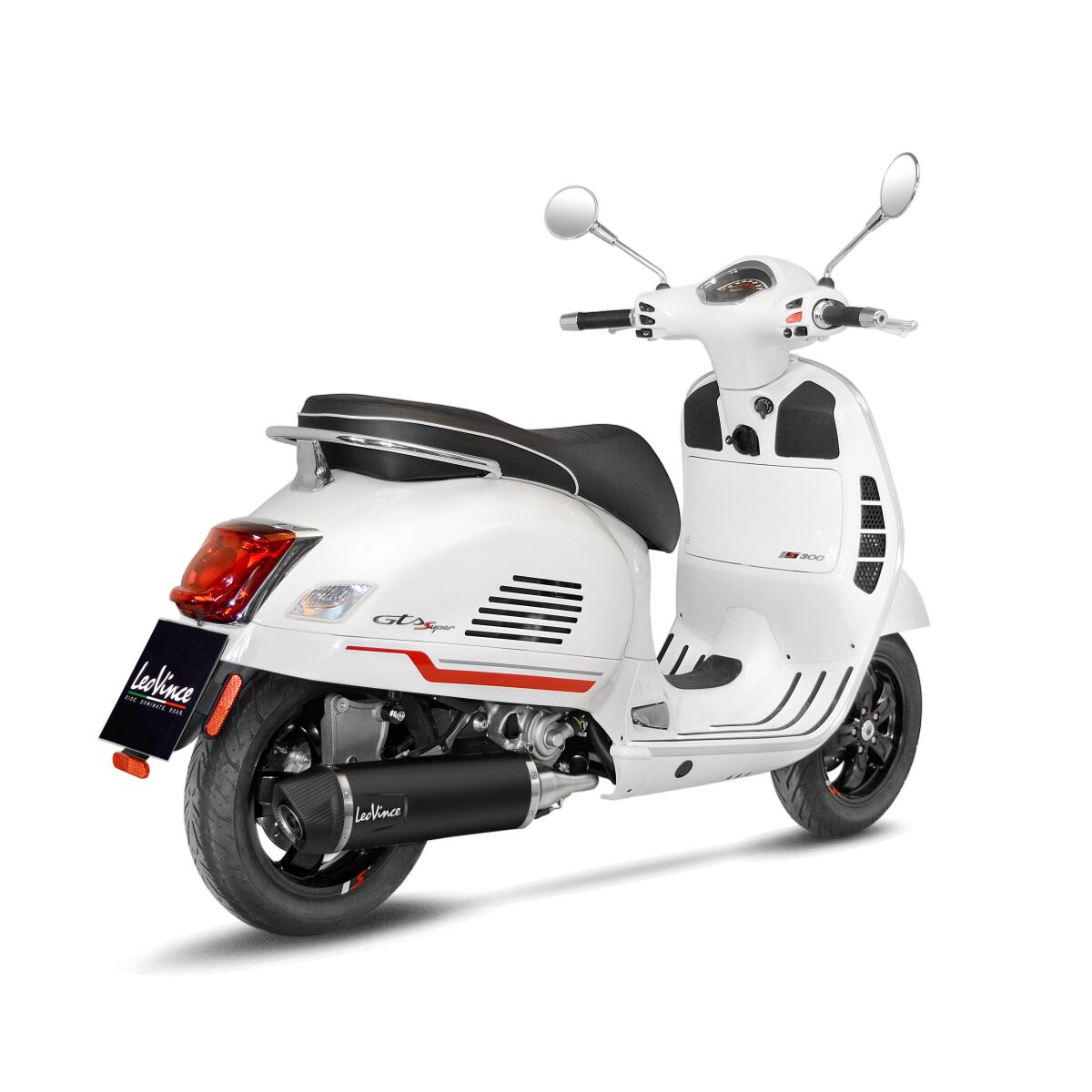 Komplette eksosanlegg gate til Vespa GTS 300 HPE ABS — Leovince 14071K