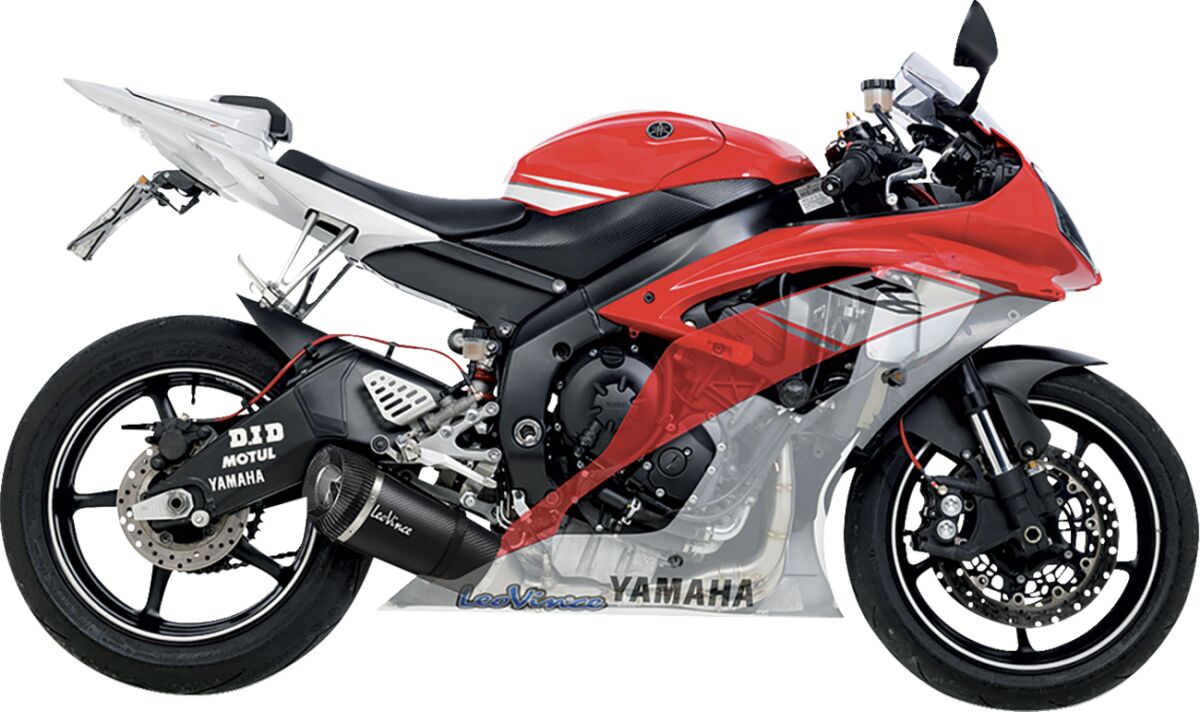 Komplette eksosanlegg gate til Yamaha — Leovince 8482SNU