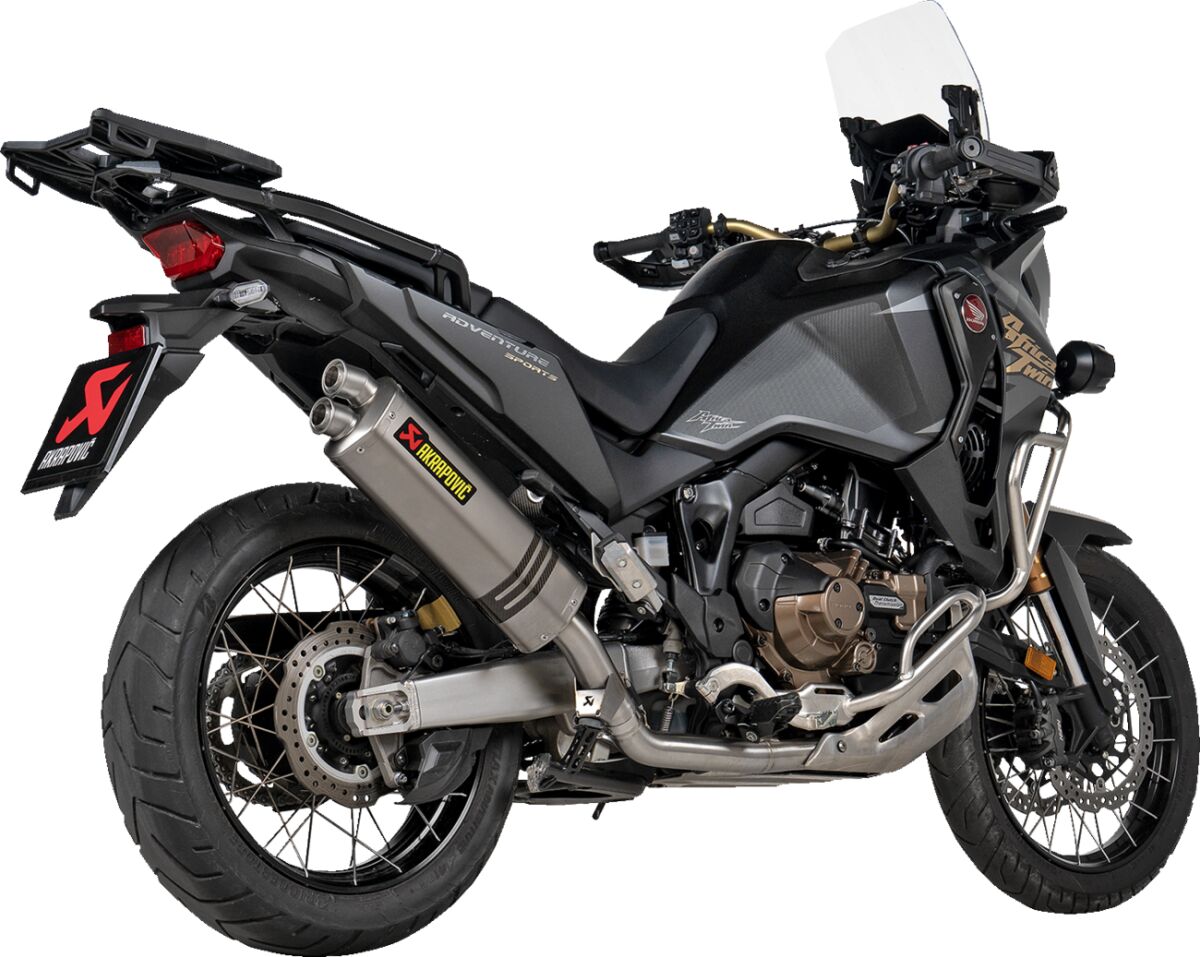 Komplette eksosanlegg gate til Honda CRF 1100 L ABS — Akrapovic S-H11R4-WT