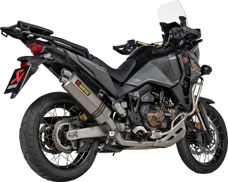 Komplette eksosanlegg gate til Honda CRF 1100 L ABS — Akrapovic S-H11R4-WT