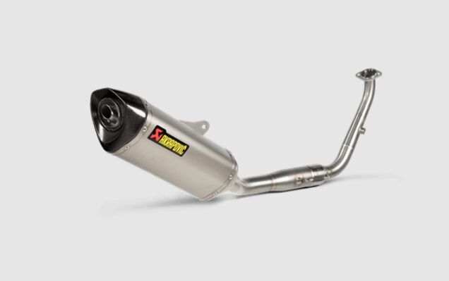 Komplette eksosanlegg gate til Yamaha MT-125 ABS — Akrapovic S-Y125R11-HZT