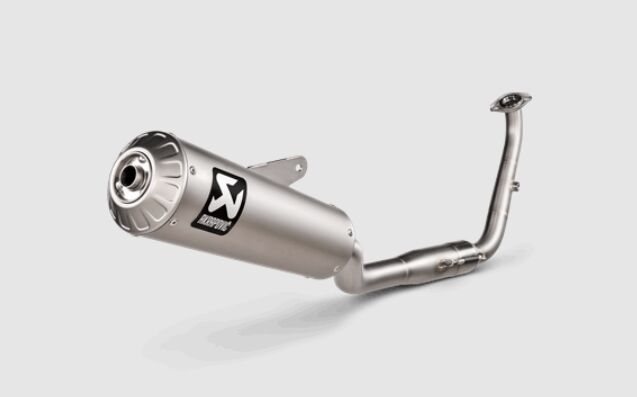 Komplette eksosanlegg gate til Yamaha XSR 125 ABS — Akrapovic S-Y125R13-HBFGT