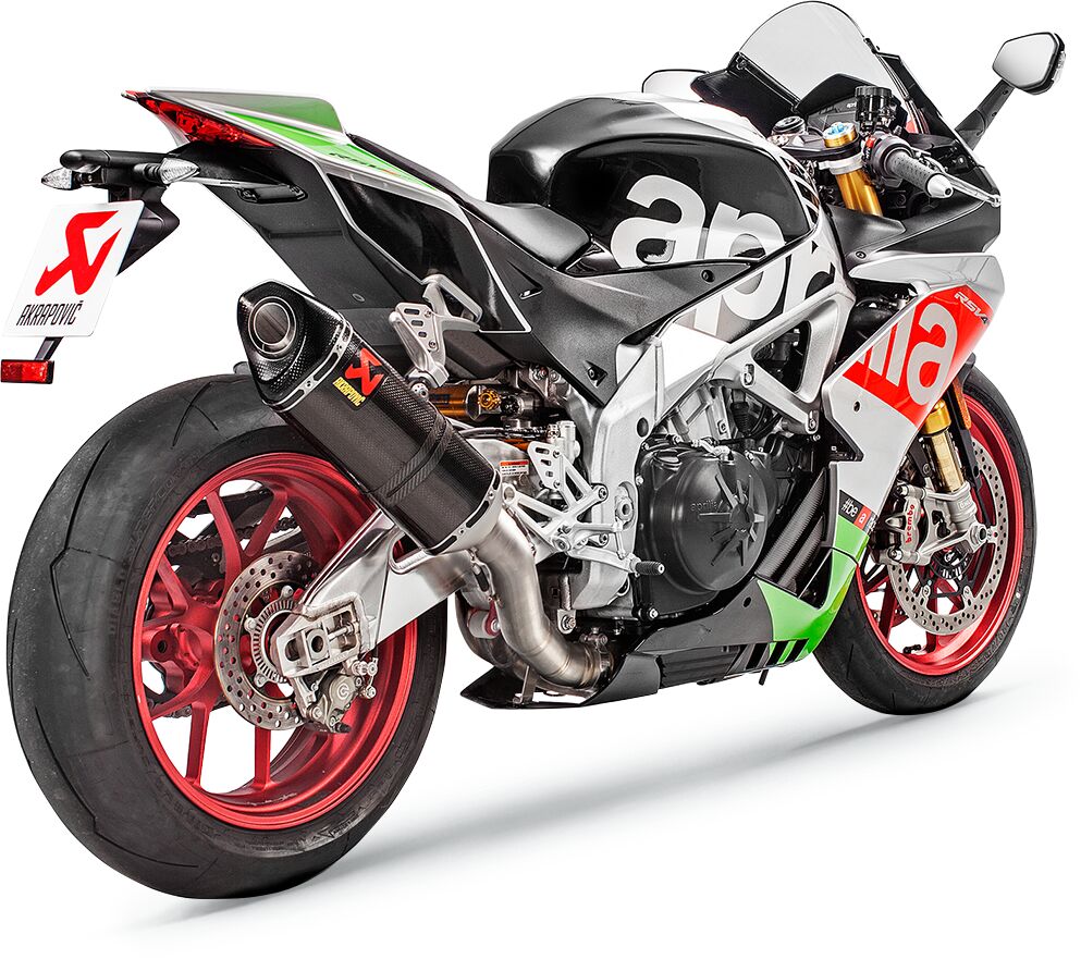 Potter gate til Aprilia — Akrapovic S-A10SO9-RC