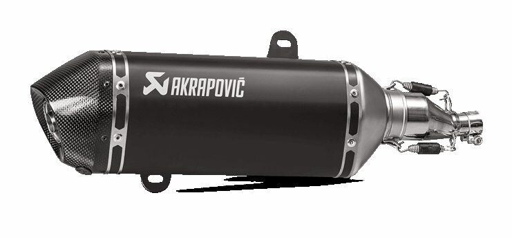Potter gate til Vespa GTS 125 I.E. ABS — Akrapovic S-VE125SO1-HZBL