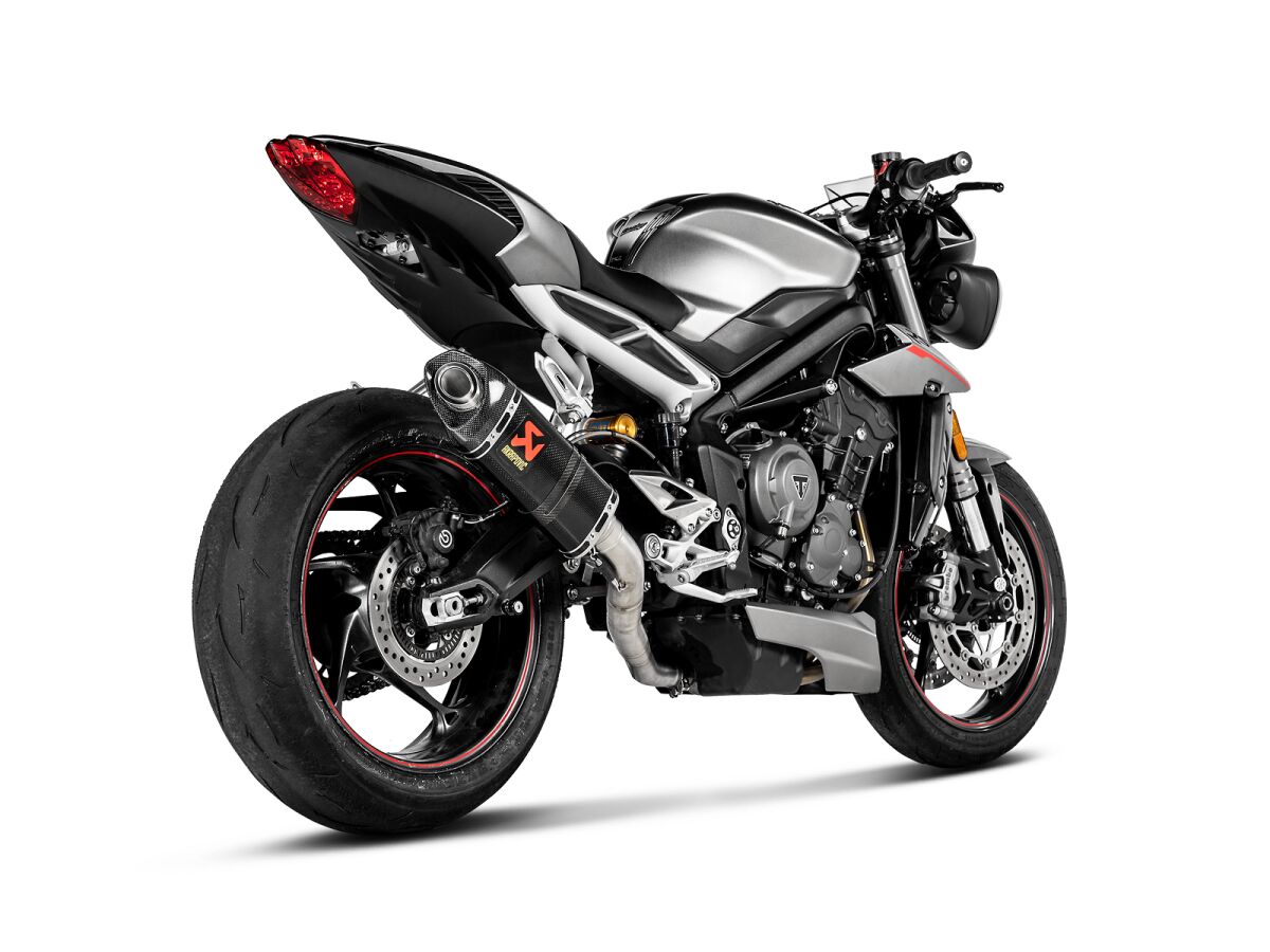 Potter gate til Triumph — Akrapovic S-T7SO2-APC