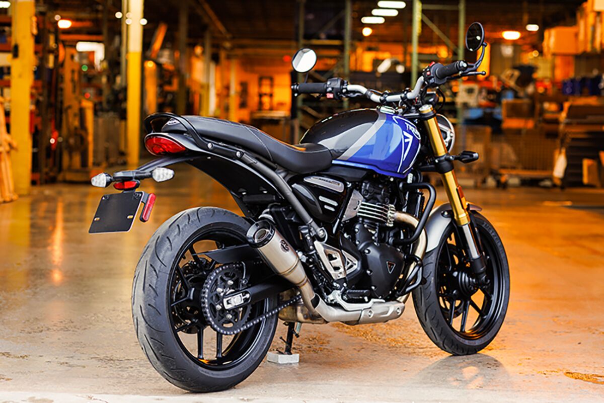 Potter gate til Triumph SCRAMBLER 400 X ABS — S&S Cycle 550-1143