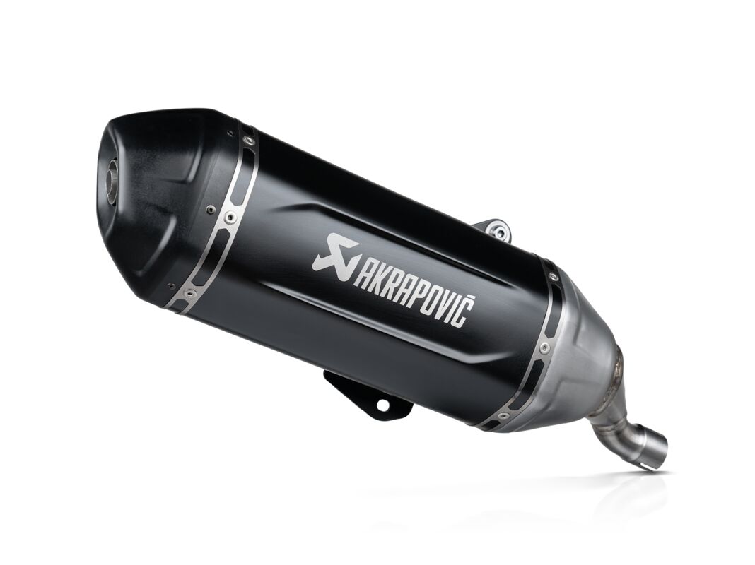 Potter gate til Vespa GTS 125 IGET ABS — Akrapovic S-VE125SO4-HWSSBL