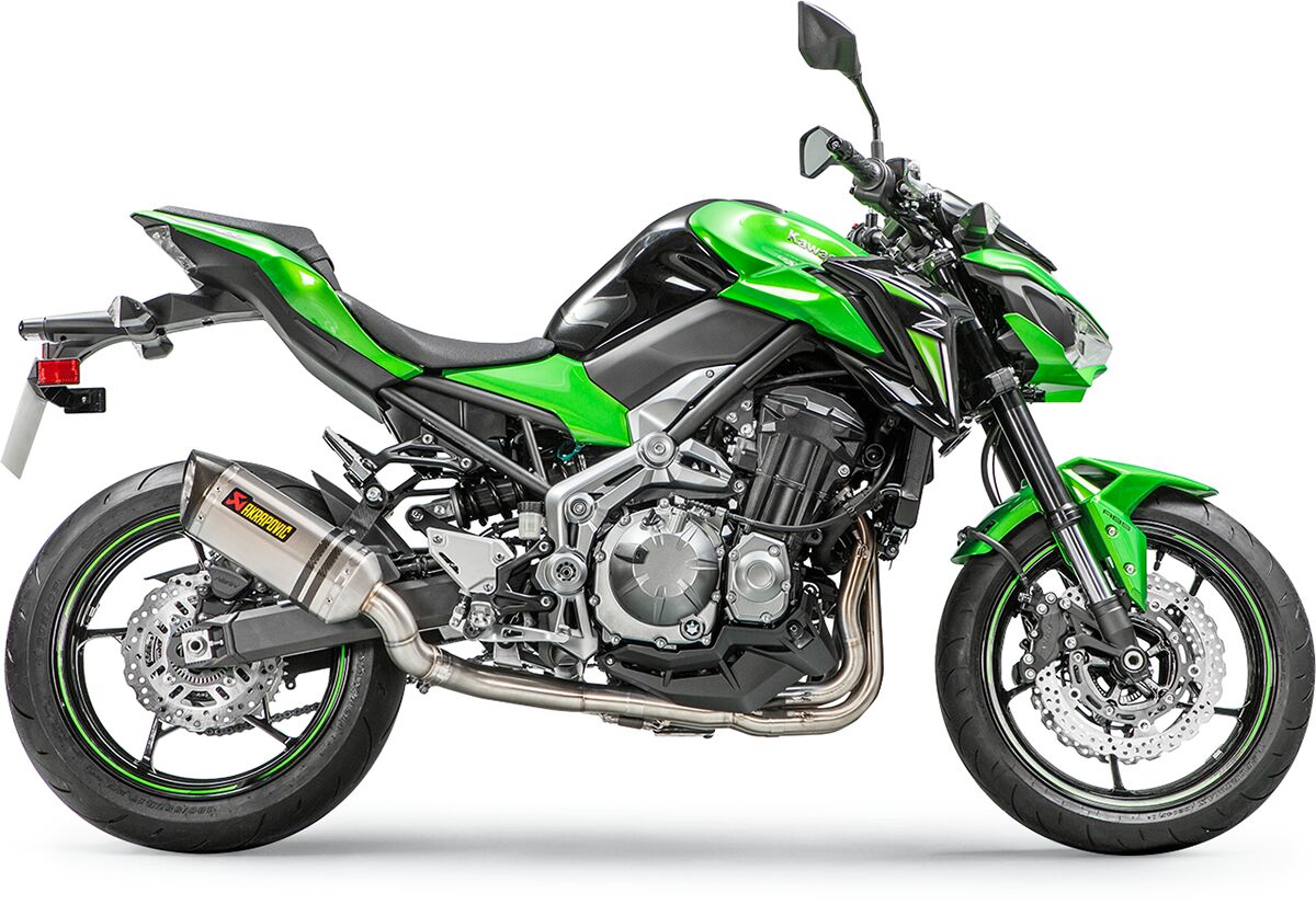 Eksosrør og samlerør gate til Kawasaki Z 900 — Akrapovic E-K9R2