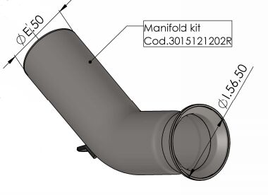 Eksos reservedeler til Husqvarna SVARTPILEN 401 ABS — Leovince 3015121202R