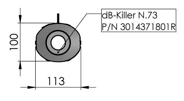 Eksos reservedeler til Yamaha MT-09 ABS — Leovince 3014371801R