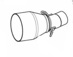 Eksos reservedeler til Vespa GTS 300 HPE ABS — Akrapovic L-VE3SO3SS