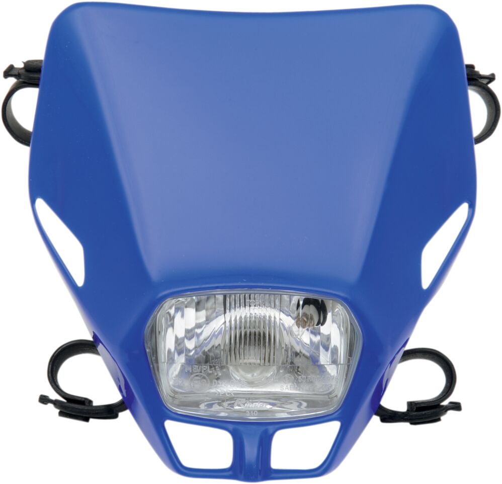 Hovedlys, Fire-Fly Single Headlight (12V/35W) Reflex-Blue — UFO PF01705#089