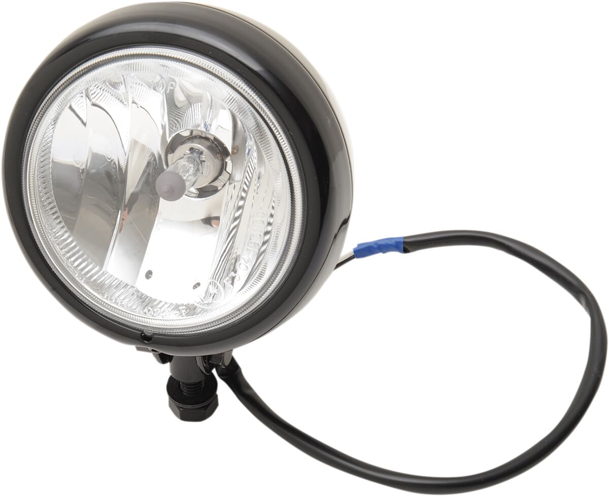 Hovedlys, Gloss Black 4 1/2" Spotlights — Drag Specialties L21-6106GBE