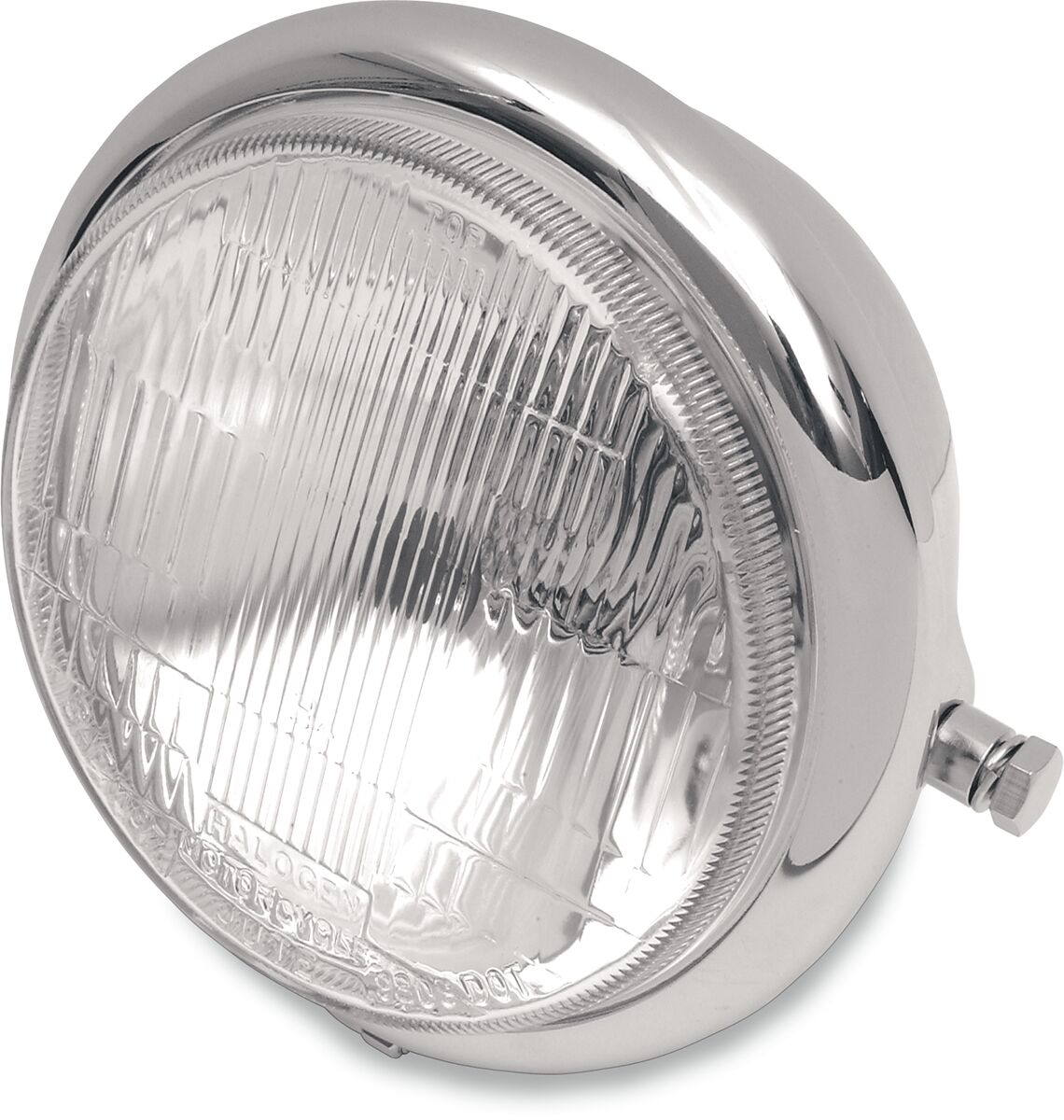 Hovedlys, 5 3/4" Headlight Side Mount Assembly Chrome — Drag Specialties 20-6003E