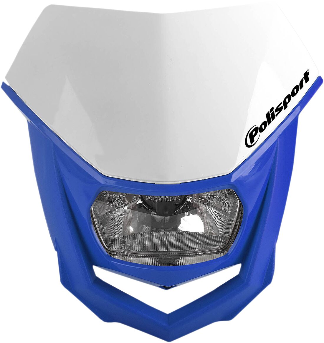 Hovedlys, Halo Halogen Headlight Approved 12V/35/5W Blue — Polisport 20011307