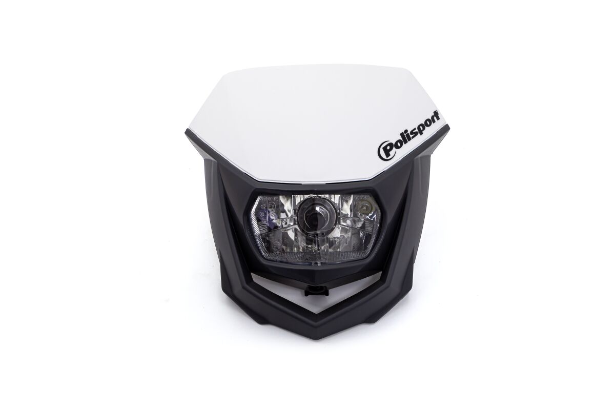 Hovedlys, Headlight Halo Grey — Polisport 20012426