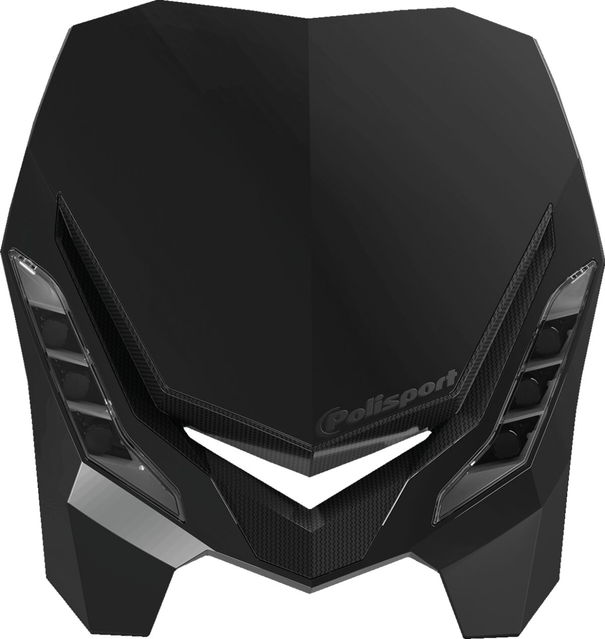 Hovedlys, Headlight E-Blaze BK/BK — Polisport 20012447
