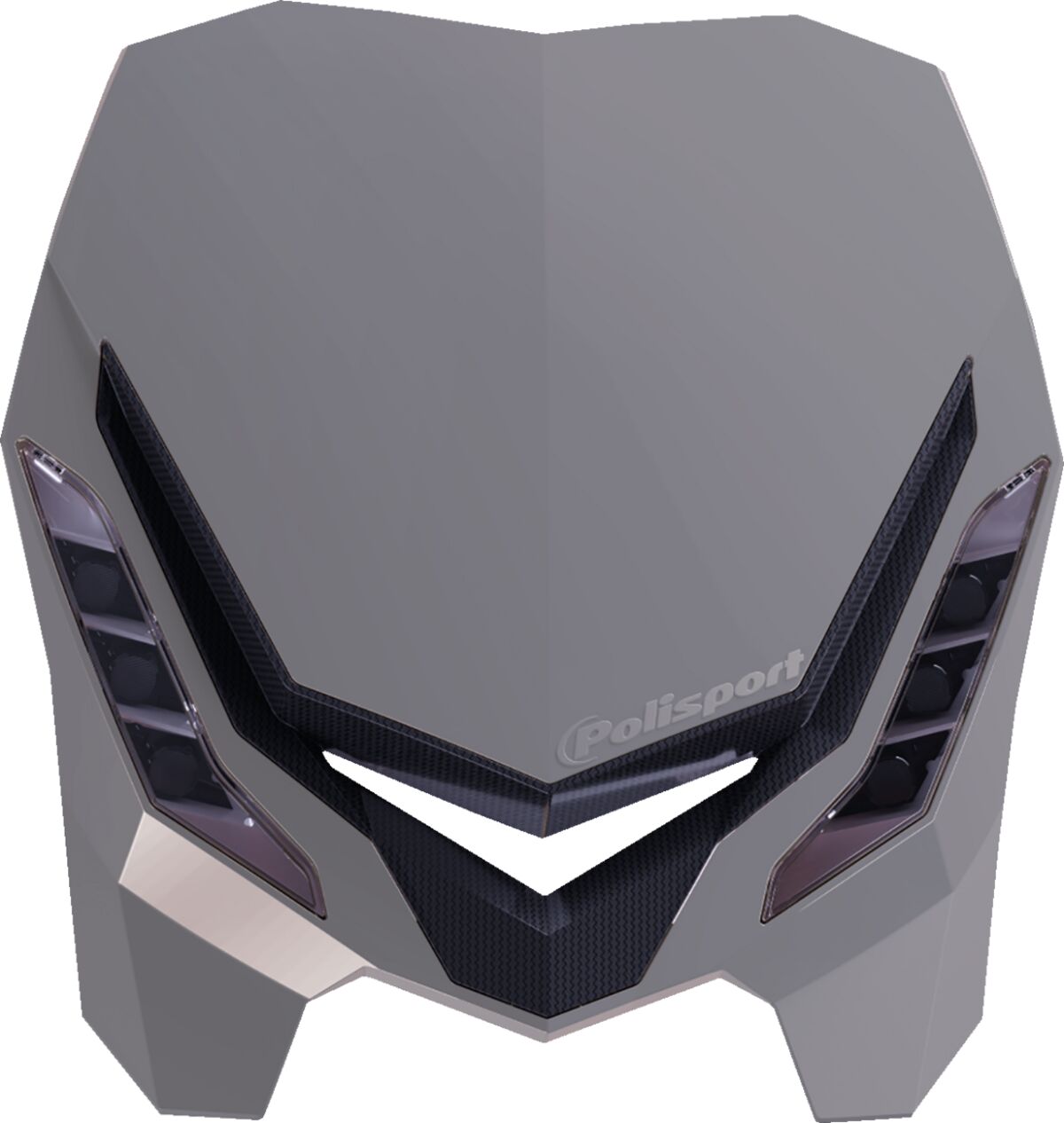 Hovedlys, Headlight E-Blaze GRY/BK — Polisport 20012450