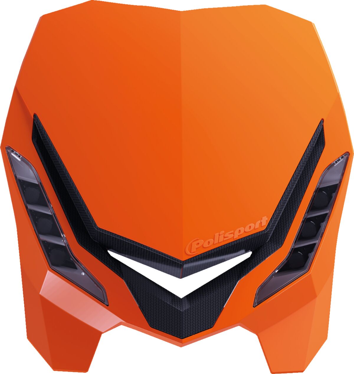 Hovedlys, Headlight E-Blaze OR/BK — Polisport 20012451