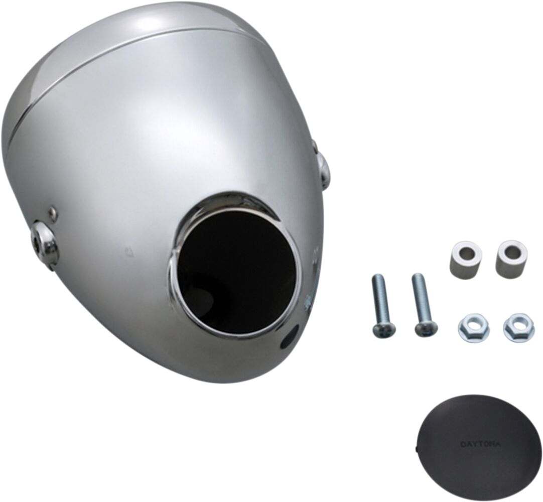 Hovedlys, LED Headlight Neovintage Chrom — Daytona 88432
