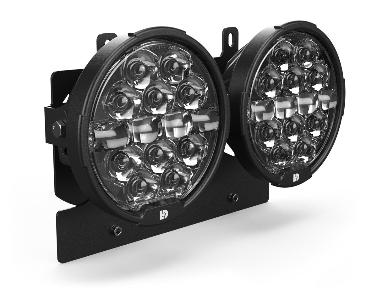 Hovedlys, Destroyer Headlight Dual Kit 15-23 Road Glide — Denali DNL.D14.10200.K
