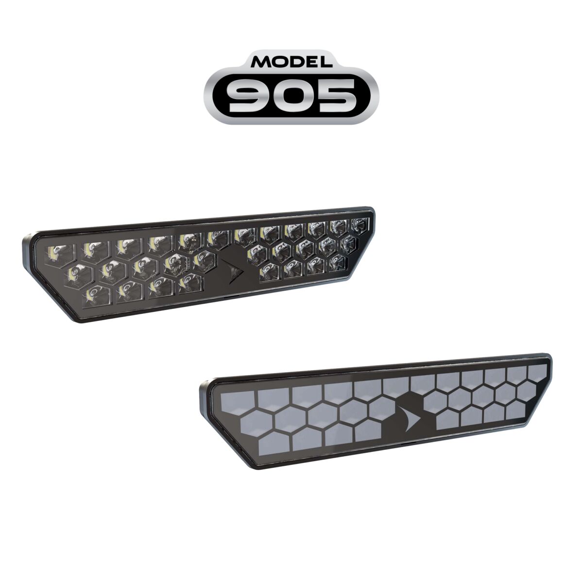 Hovedlys, LED Work Light 905 W/ Flood Beam — J.W. Speaker 1000161