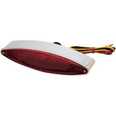 Baklys, Chrome Thin Cat Eye Taillight — Drag Specialties 20-6588-AE