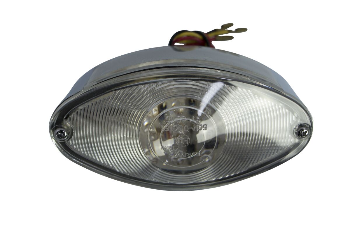 Baklys, Taillight LED With Clear Lens — Drag Specialties 12-0042CLEDE