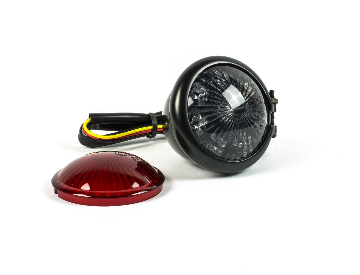 Baklys, LED Tail Light / Smoke Lens / Black — Parts Europe 012147413A