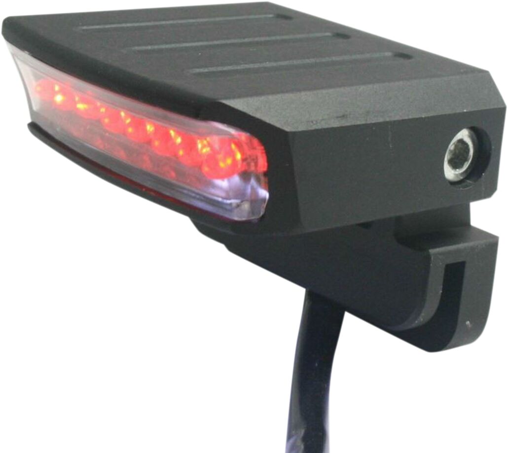 Baklys, LED Tail Light & License Plate Light / Smoke Lens / Black — Parts Europe 20101320