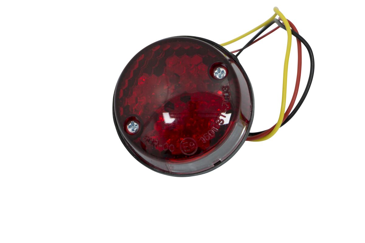 Baklys, LED Tail Light / Red Lens / Transparent — Parts Europe 20101323
