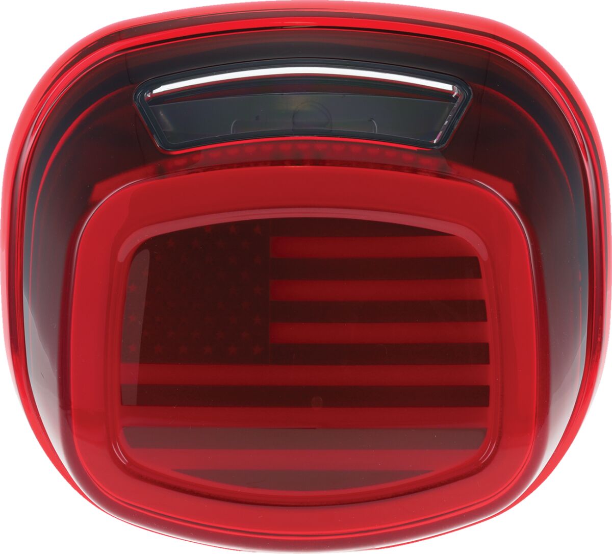 Baklys, T-Lght Tracer US Flag Red — Kuryakyn KUR2924