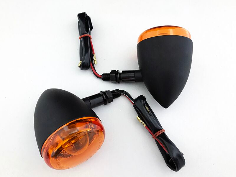 Blinklys, Turn Signal ECE Black Amber — K&S Technologies 27-5302