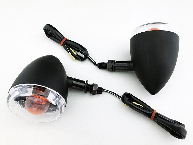 Blinklys, Turn Signal ECE Black Clear — K&S Technologies 27-5303