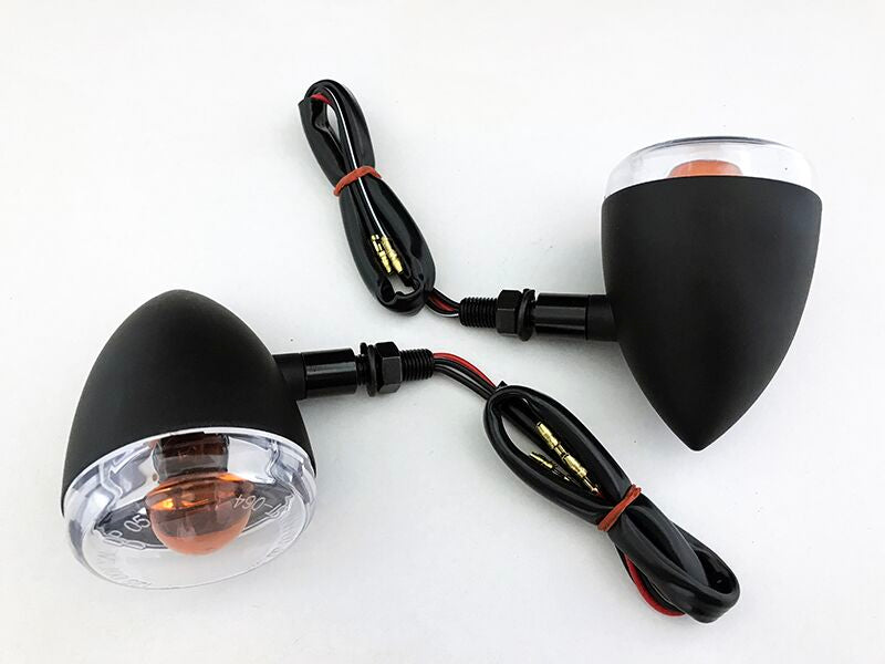 Blinklys, Turn Signal ECE Black Clear — K&S Technologies 27-5304