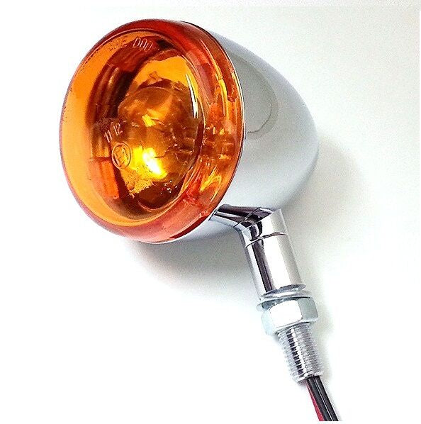 Blinklys, Turn Signal ECE Chrome Amber — K&S Technologies 27-5312