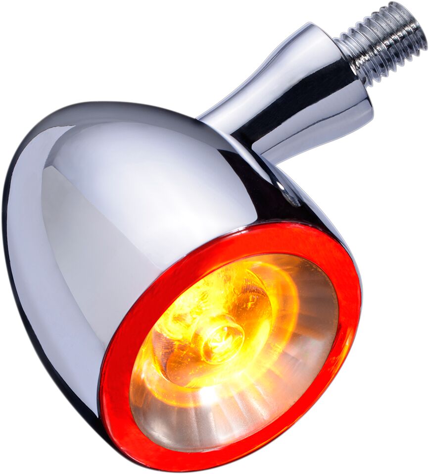Blinklys, Bullet 1000 DF LED TURN/BRAKE/REAR Light Chrome — Kellermann 180.100