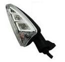 Blinklys, Turn Signal Bmw LED Clear — K&S Technologies 27-60230C R/L