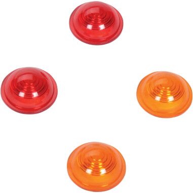 Blinklys, Repalcement Lenses For Part #'S 2040-0276/0532 — Drag Specialties 20-6592-AE/R