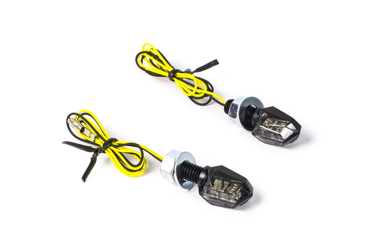 Blinklys, LED Smoke - Lens Turn Signal / ABS / Black — Parts Europe 20201361