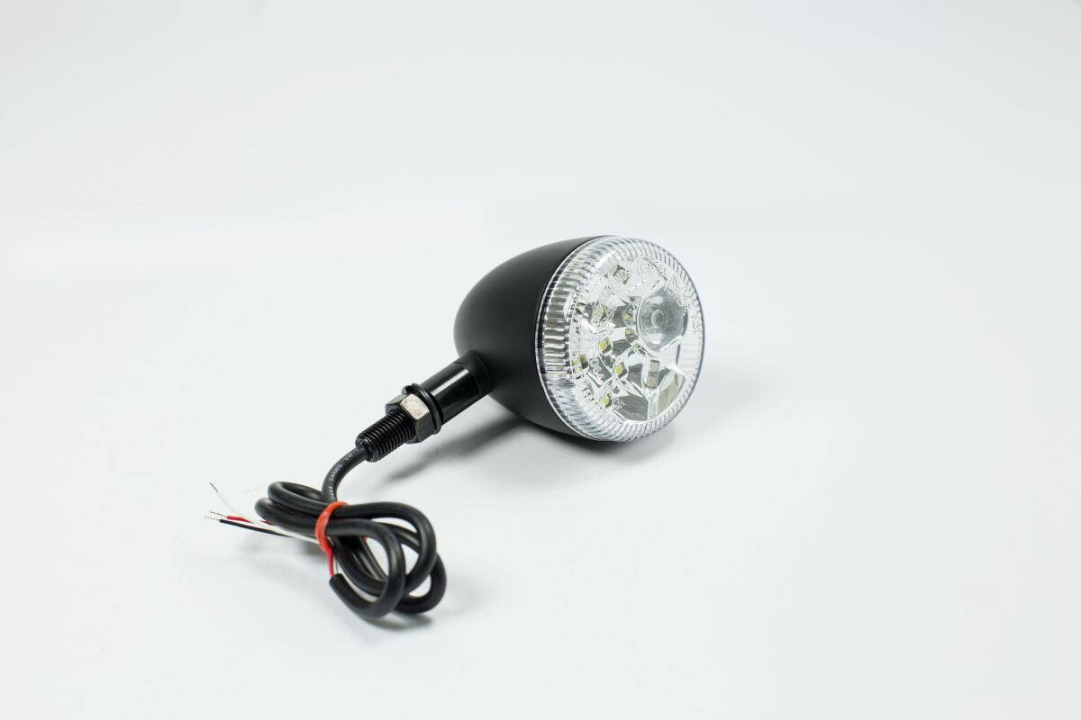 Blinklys, LED Clear - Lens Turn Signal / Black — Parts Europe 0122059A
