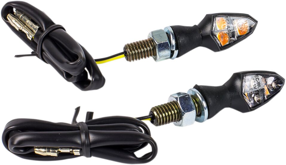 Blinklys, LED Smoke - Lens Turn Signal / ABS / Black — Parts Europe 20201371