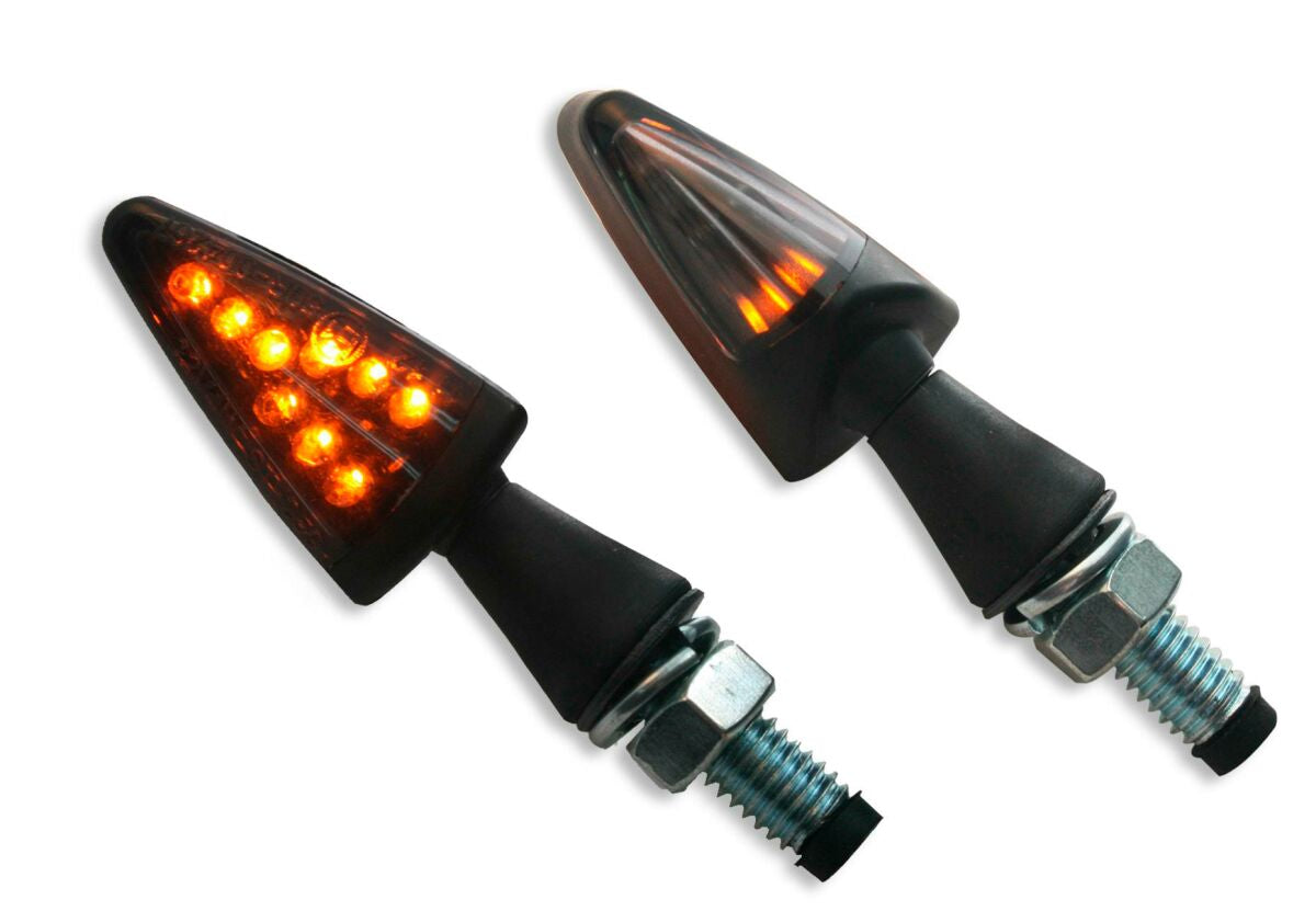 Blinklys, LED Smoke - Lens Turn Signal / ABS / Black — Parts Europe 20201374